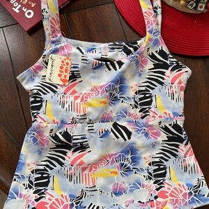 Free people movement never better mystic floral combo long tank  S